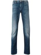 Armani Jeans - Stonewash Skinny Jeans - Men - Cotton/spandex/elastane - 29, Blue, Cotton/spandex/elastane