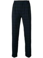 Paul Smith Checked Trousers - Blue