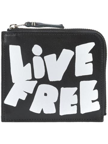 Comme Des Garçons Wallet Live Free Small Wallet - Black