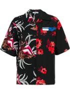 Prada Floral Short-sleeve Shirt - Black