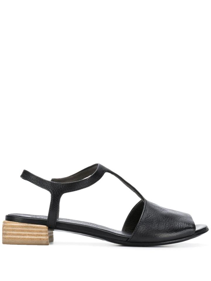 Marsèll Peep Toe Sandals - Black