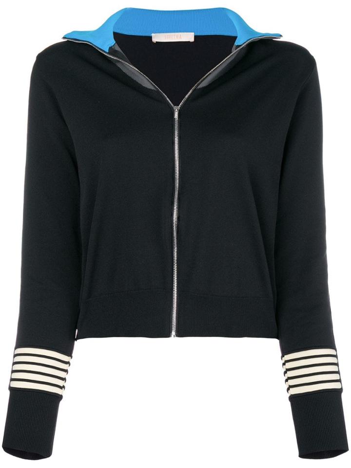 Ssheena Colour Block Cardigan - Black