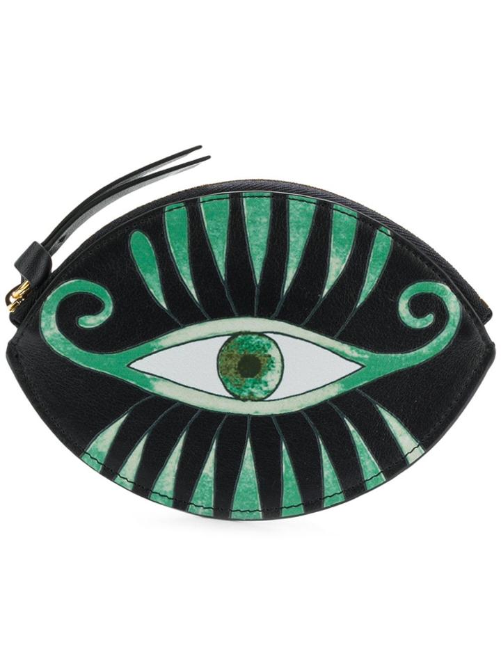 Chloé Hamsa Eye Wallet - Blue