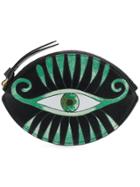 Chloé Hamsa Eye Wallet - Blue
