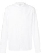 Sunspel Grandad Collar Shirt - White