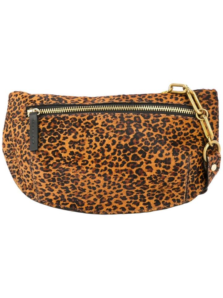 Rachel Comey Leopard Waist Bag - Brown