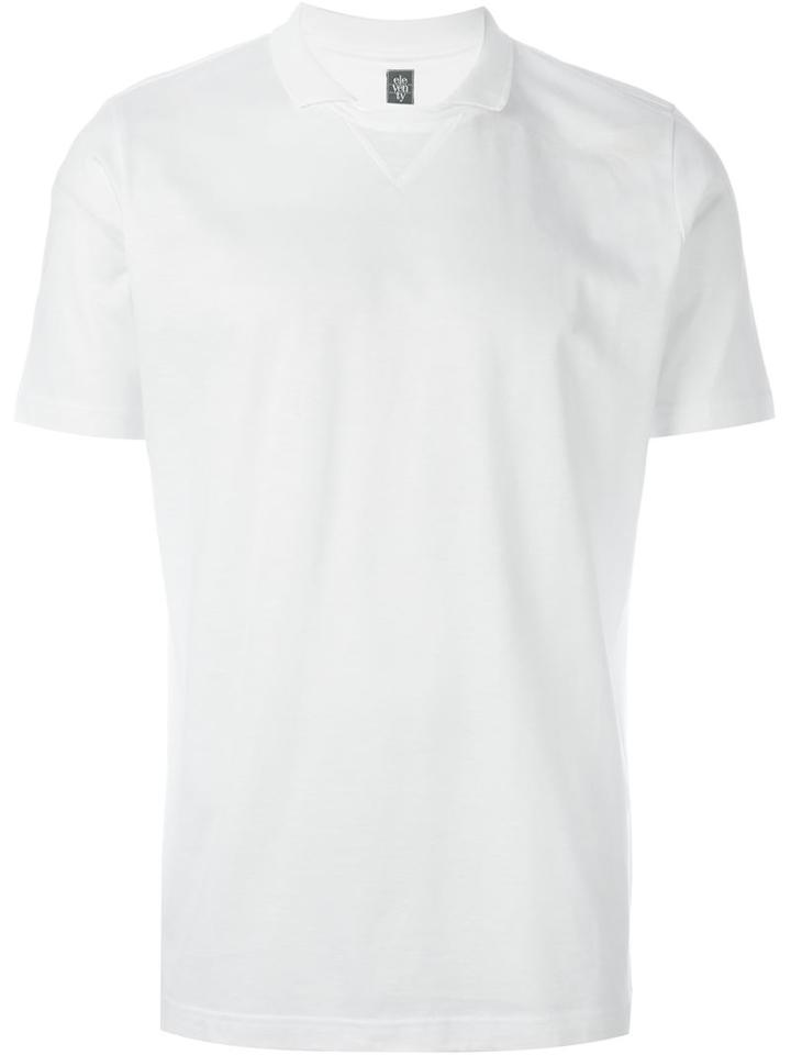 Eleventy Classic Polo Shirt, Men's, Size: Xl, White, Cotton