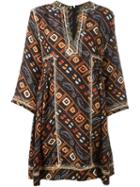 Isabel Marant 'thurman' Dress, Women's, Size: 40, Black, Silk/cotton/viscose/polyester