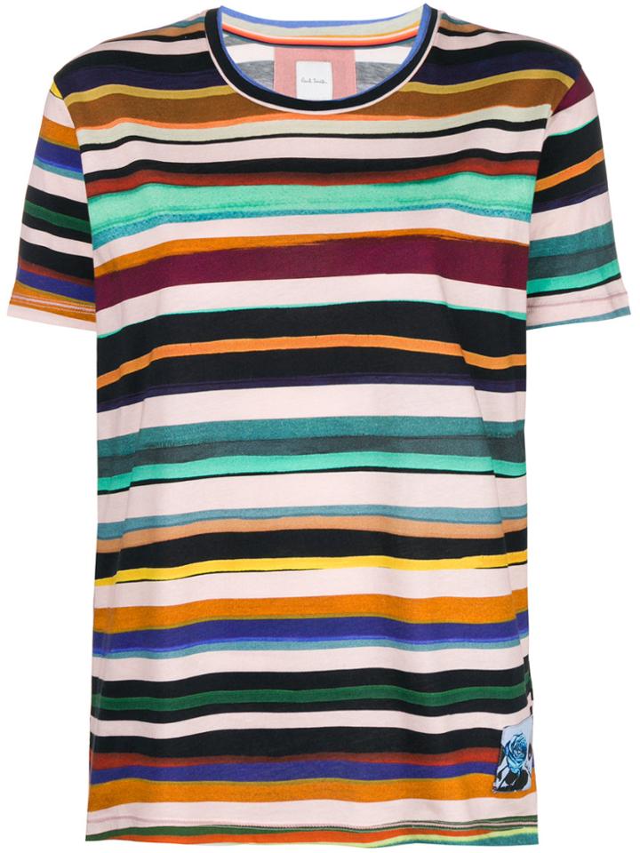 Paul Smith Striped T-shirt - Yellow & Orange