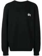 Stussy Printed Logo Sweatshirt - Black