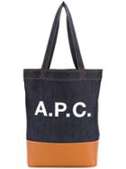 A.p.c. Logo Tote - Blue