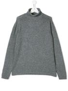 Douuod Kids Teen Roll-neck Sweater - Grey