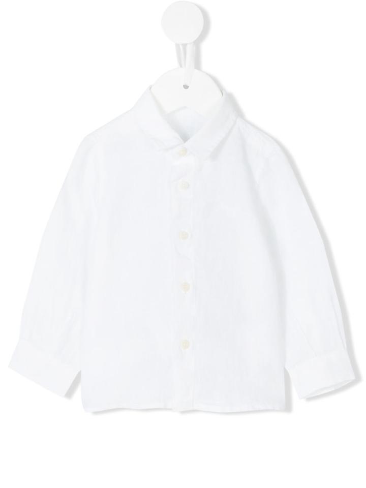 Il Gufo - Classic Shirt - Kids - Linen/flax - 12 Mth, White