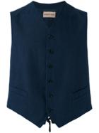 Romeo Gigli Vintage Classic Waistcoat - Blue