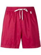 Loro Piana Drawstring Swimming Shorts, Men's, Size: Xxl, Red, Polyester