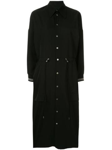 Ujoh Drawstring Waistband Dress - Black