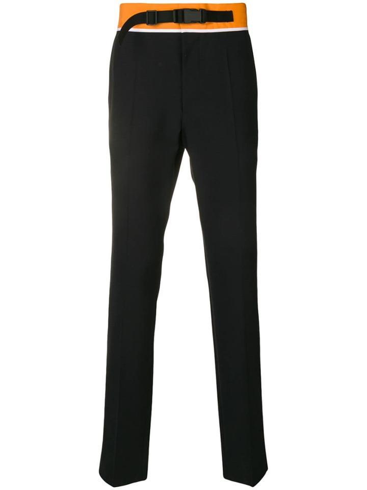 Maison Margiela Buckled Tailored Trousers - Black
