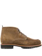Zespa Ankle Lace-up Boots - Green