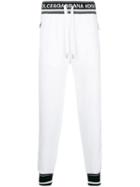 Dolce & Gabbana Logo Piped Track Pants - White