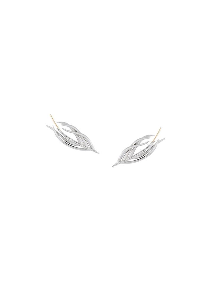 Shaun Leane 'white Feather' Diamond Earrings