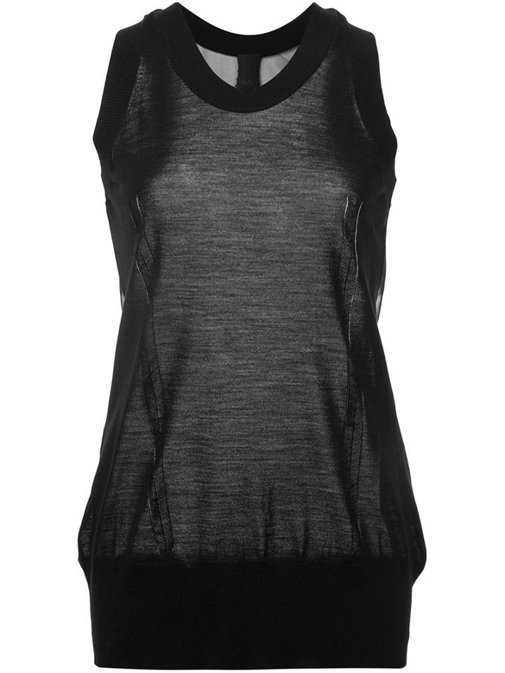 Vera Wang Tulle Panel Tank