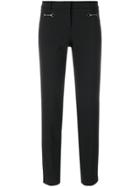 Cambio Horsebit Slim Trousers - Black