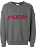 Gosha Rubchinskiy Central Quote Sweatshirt - Grey