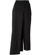 Erika Cavallini 'aleta' Pants, Women's, Size: 46, Black, Spandex/elastane/acetate/viscose/virgin Wool