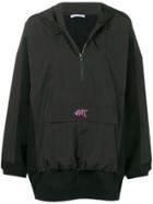 T By Alexander Wang Paneled Logo Sweatshirt - Black