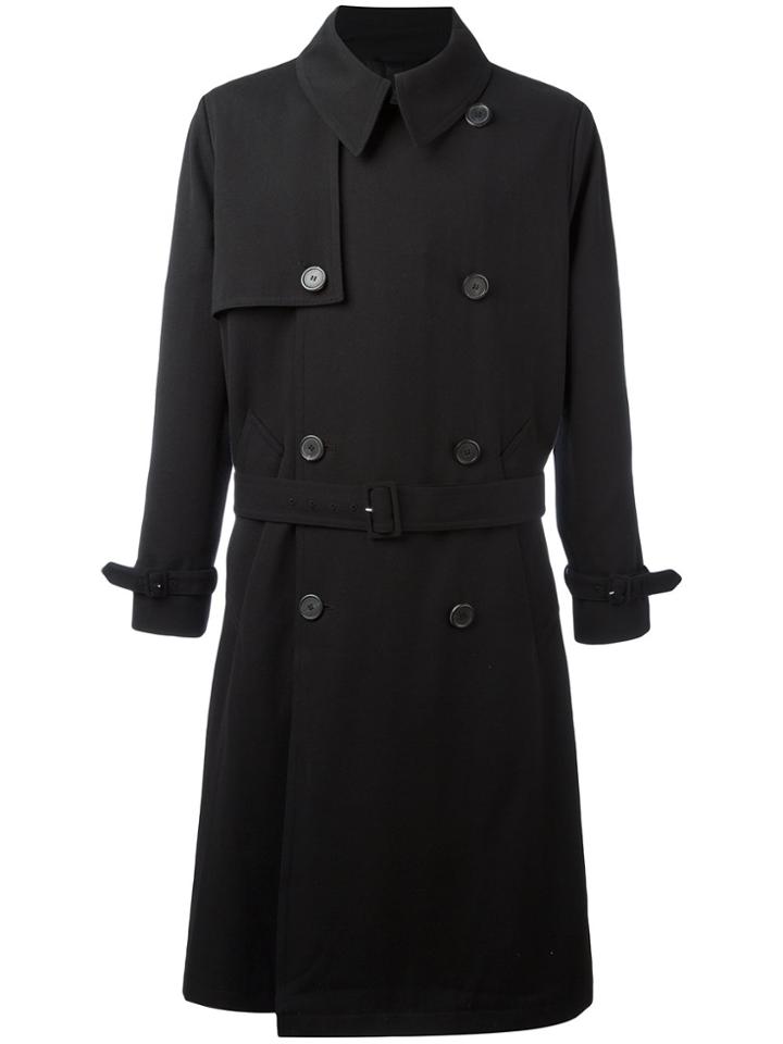 Ami Alexandre Mattiussi Oversized Trench Coat - Black