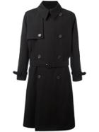 Ami Alexandre Mattiussi Oversized Trench Coat - Black