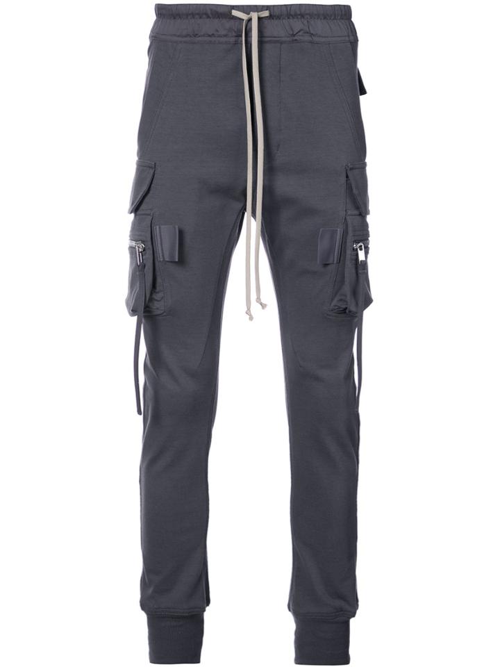 Rick Owens Cargo-style Track Pants - Grey