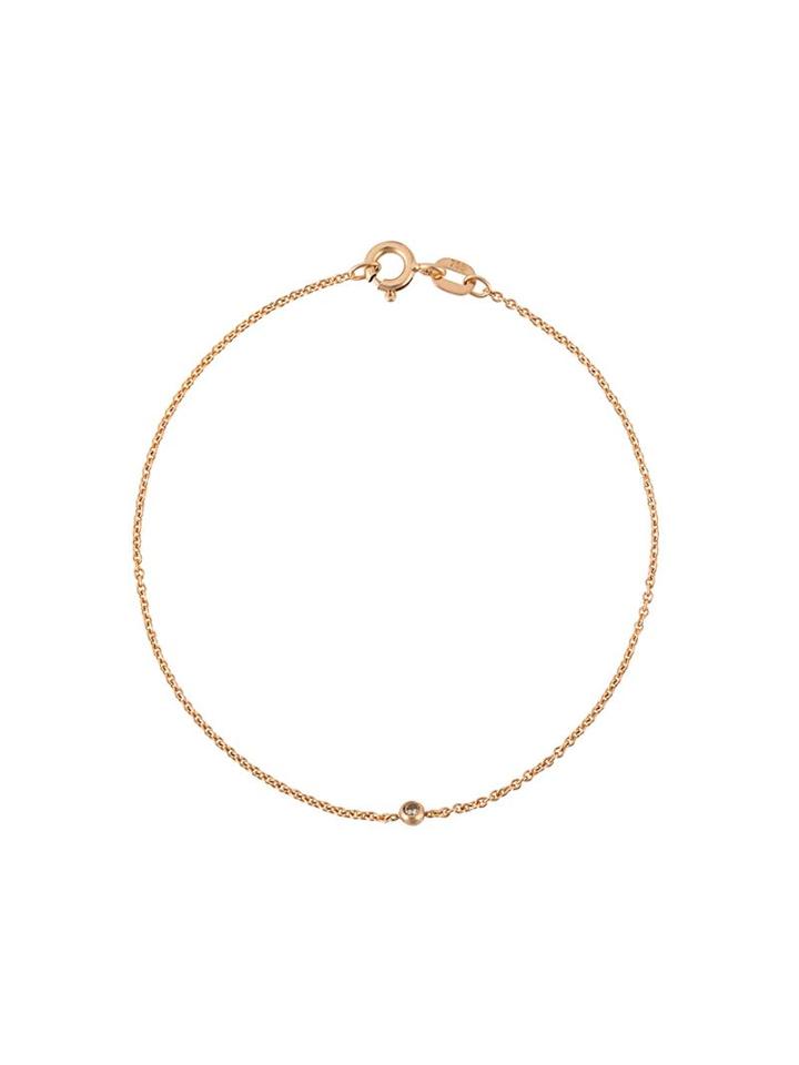 Wouters & Hendrix Gold Single Champagne Diamond Bracelet, Women's, Size: Medium, Metallic