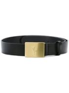 Polo Ralph Lauren Logo Gold-tone Buckle Belt, Men's, Size: 90, Black, Leather/metal (other)