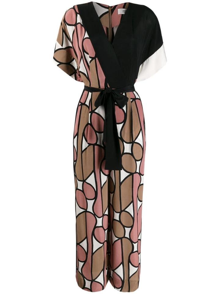 Diane Von Furstenberg Foye Belted Jumpsuit - Black