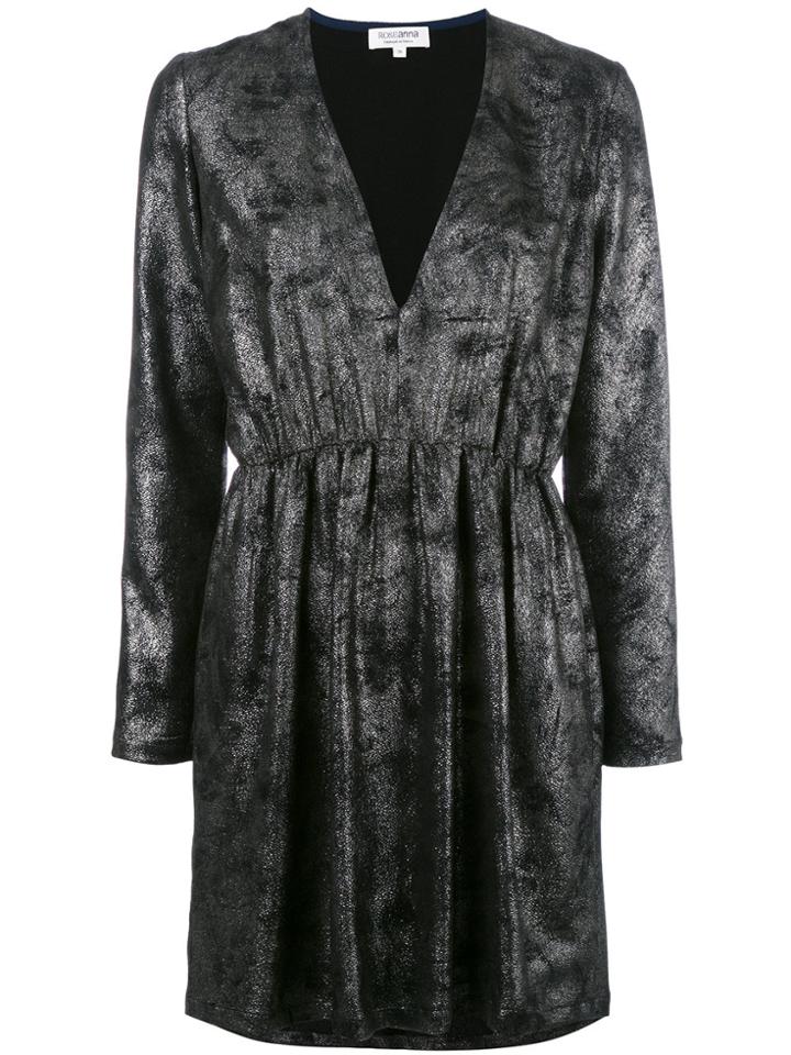 Roseanna V-neck Dress - Black