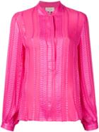 Zeus+dione Hera Shirt, Women's, Size: Small, Pink/purple, Silk/rayon