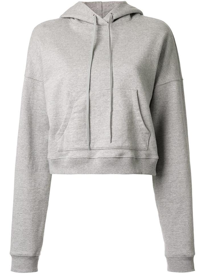 Le Ciel Bleu Longsleeved Hoodie, Women's, Size: 36, Grey, Cotton