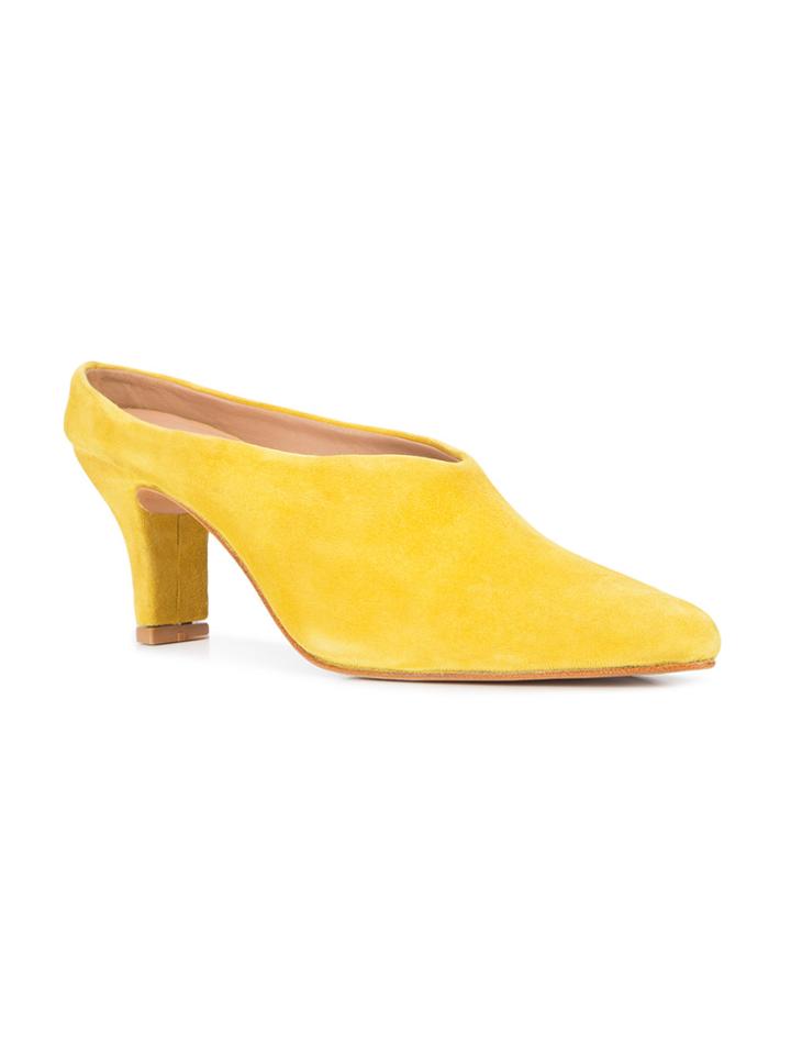 Rachel Comey Slip On Mules - Yellow & Orange