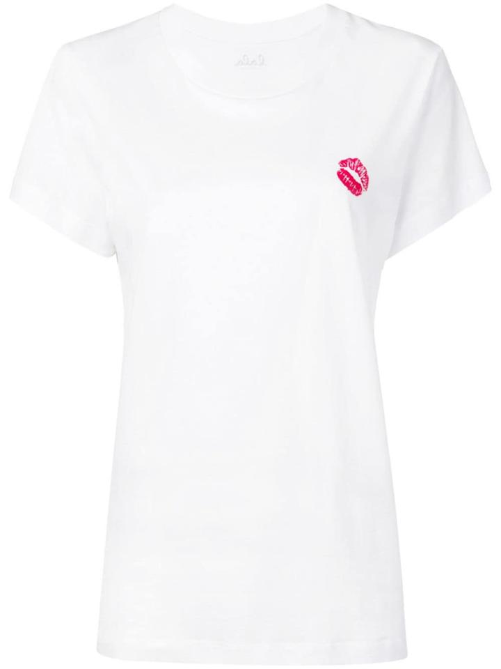 Lala Berlin Cara Lips T-shirt - White