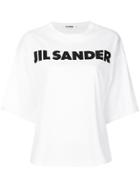 Jil Sander Short Sleeved Logo T-shirt - White
