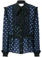 Maison Margiela Polka Dot Blouse - Blue