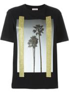 Palm Angels Palm Tree Print T-shirt - Black
