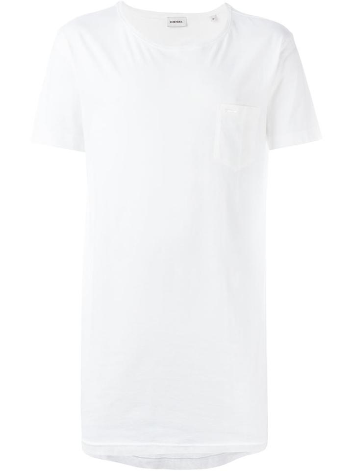 Diesel Chest Pocket T-shirt, Men's, Size: M, White, Cotton