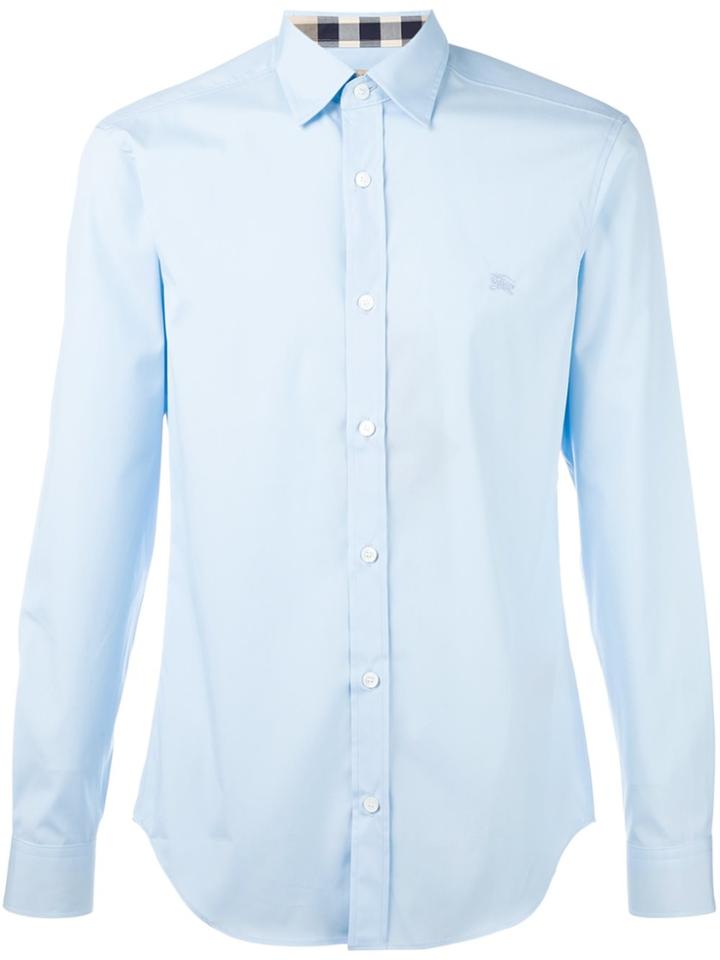 Burberry Slim Fit Shirt - Blue