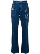 See By Chloé Braided Detail Jeans - Blue