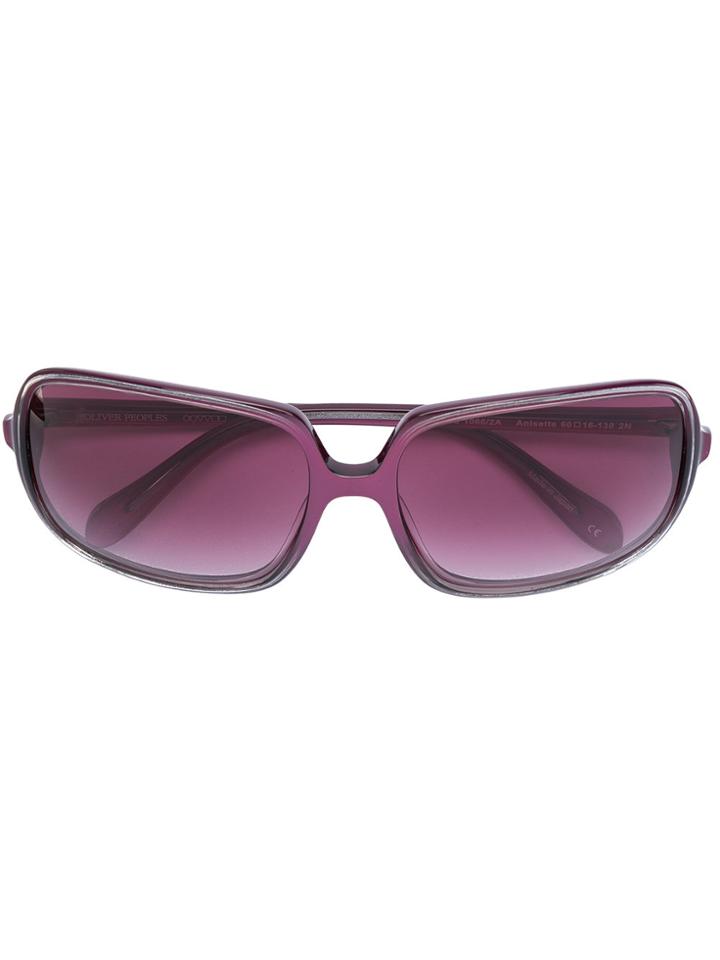 Oliver Peoples Anisette Sunglasses - Pink & Purple