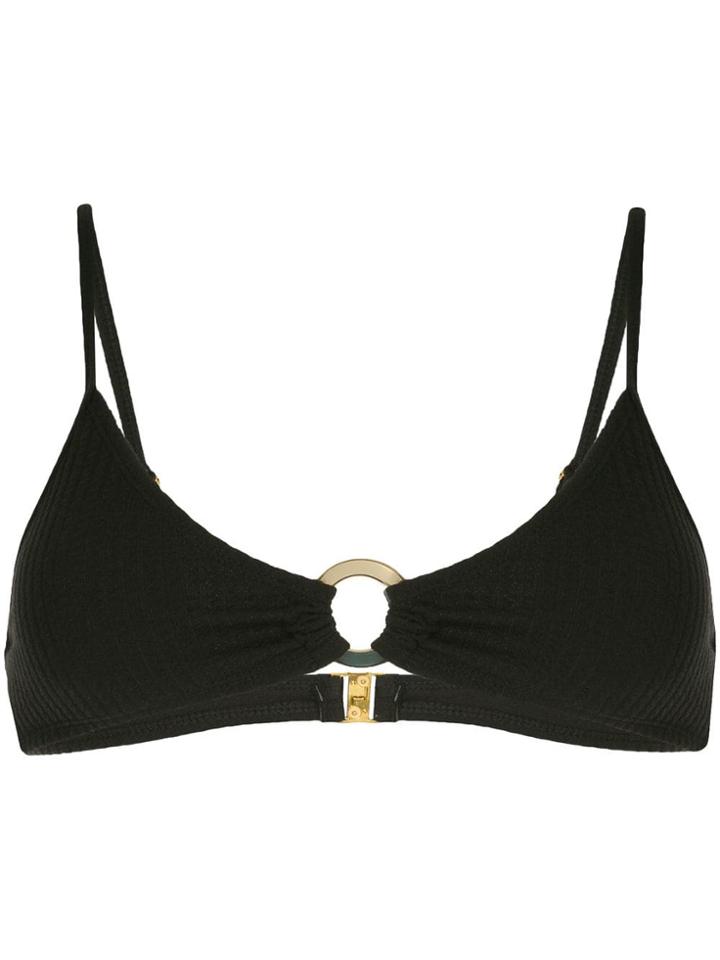 Duskii Long Island Bikini Top - Black
