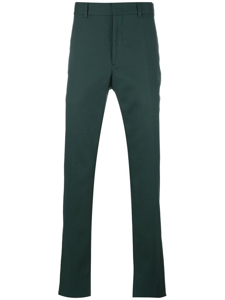 Fendi - Chino Trousers - Men - Cotton/spandex/elastane/viscose - 54, Green, Cotton/spandex/elastane/viscose