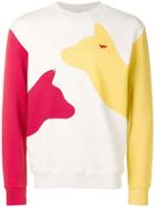 Maison Kitsuné Meeting Foxes Sweatshirt - Neutrals